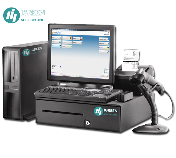 iGreen accounting on cash register for Dubai
