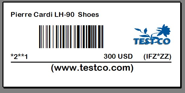 Barcode labels for sales between stations