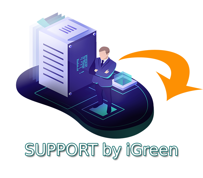 Support accounting software of iGreen in Dubai and UAE